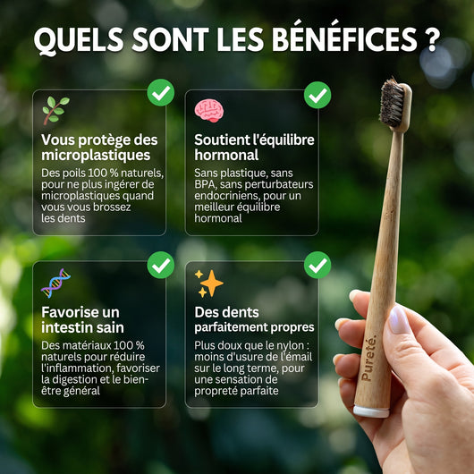 Bénéfices santé : sans microplastiques, sans perturbateurs endocriniens